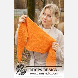 Drops - Cantaloupe Shawl